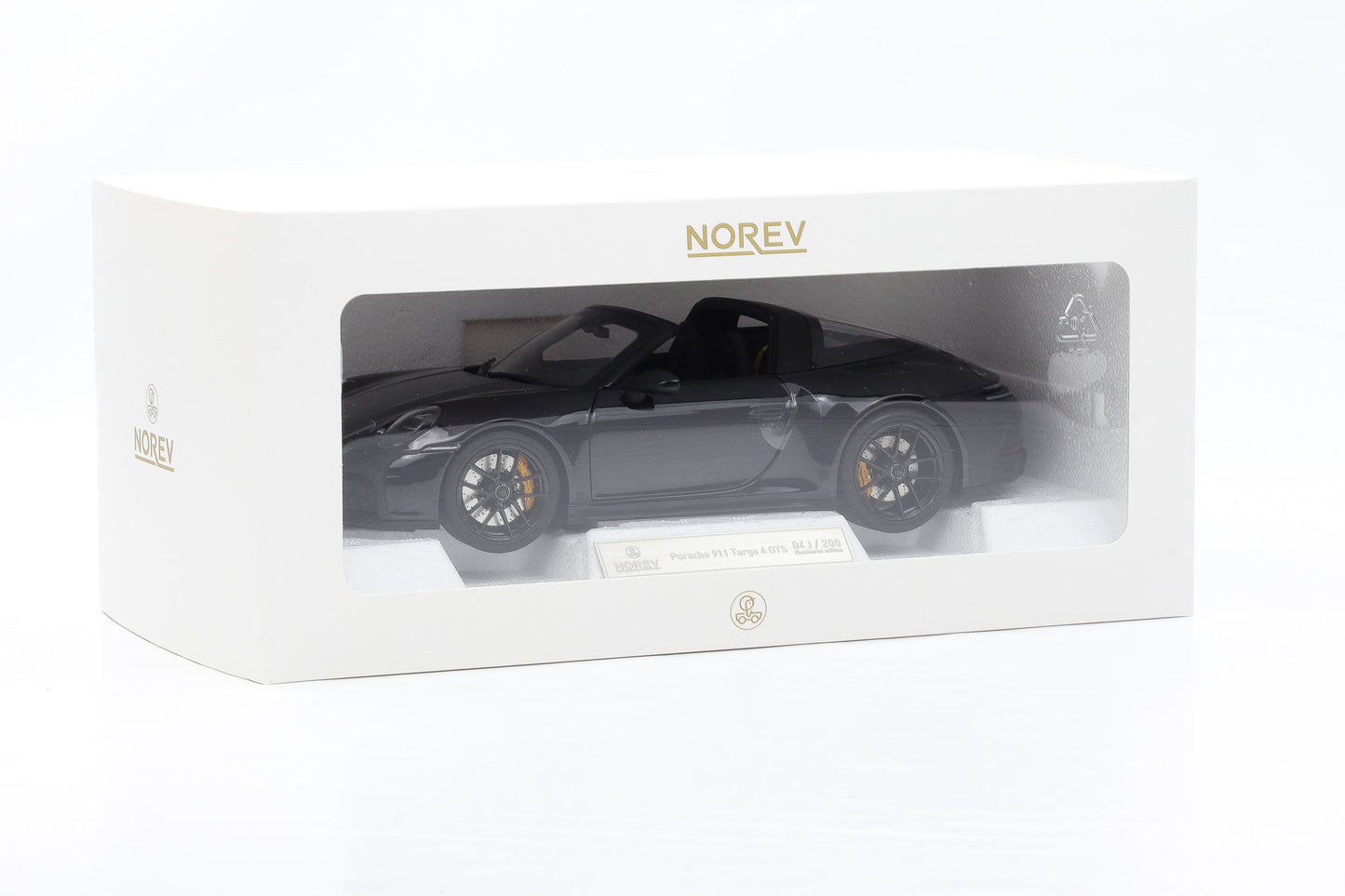 1:18 Norev Porsche 911 Targa 4 GTS schwarz limited opening 200 pcs 187191