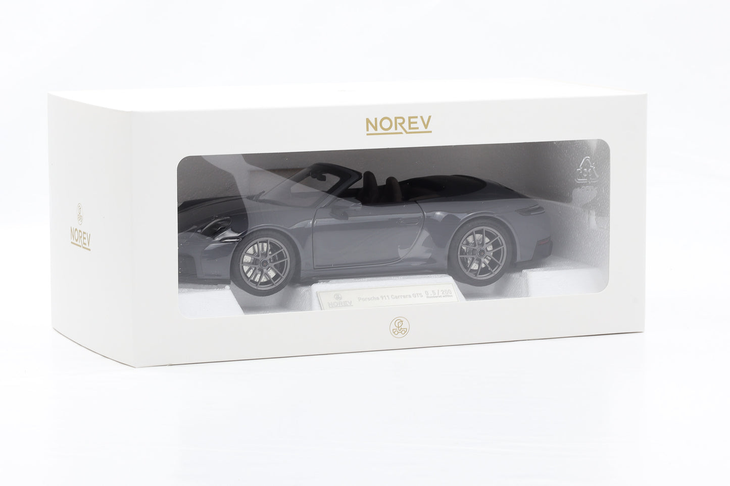 1:18 Norev Porsche 911 GTS Cabriolet 2024 Slate Grey Neo limited 200 pcs