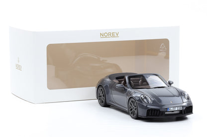 1:18 Norev Porsche 911 GTS Cabriolet 2024 Slate Grey Neo limited 200 pcs