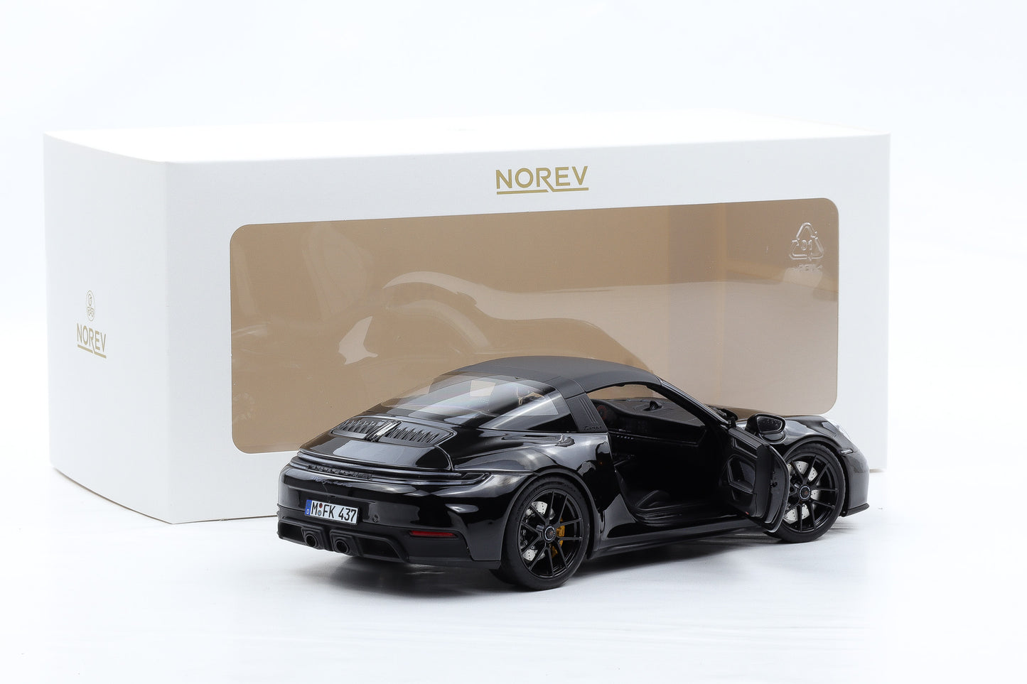 1:18 Norev Porsche 911 Targa 4 GTS schwarz limited opening 200 pcs 187191
