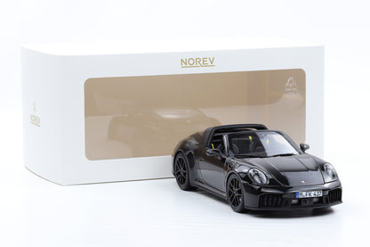 1:18 Norev Porsche 911 Targa 4 GTS schwarz limited opening 200 pcs 187191