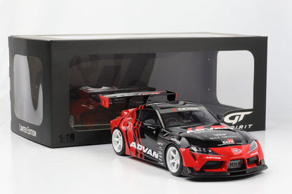 1:18 GT Spirit GT889 Toyota Supra by Advan black red 2020 NEU