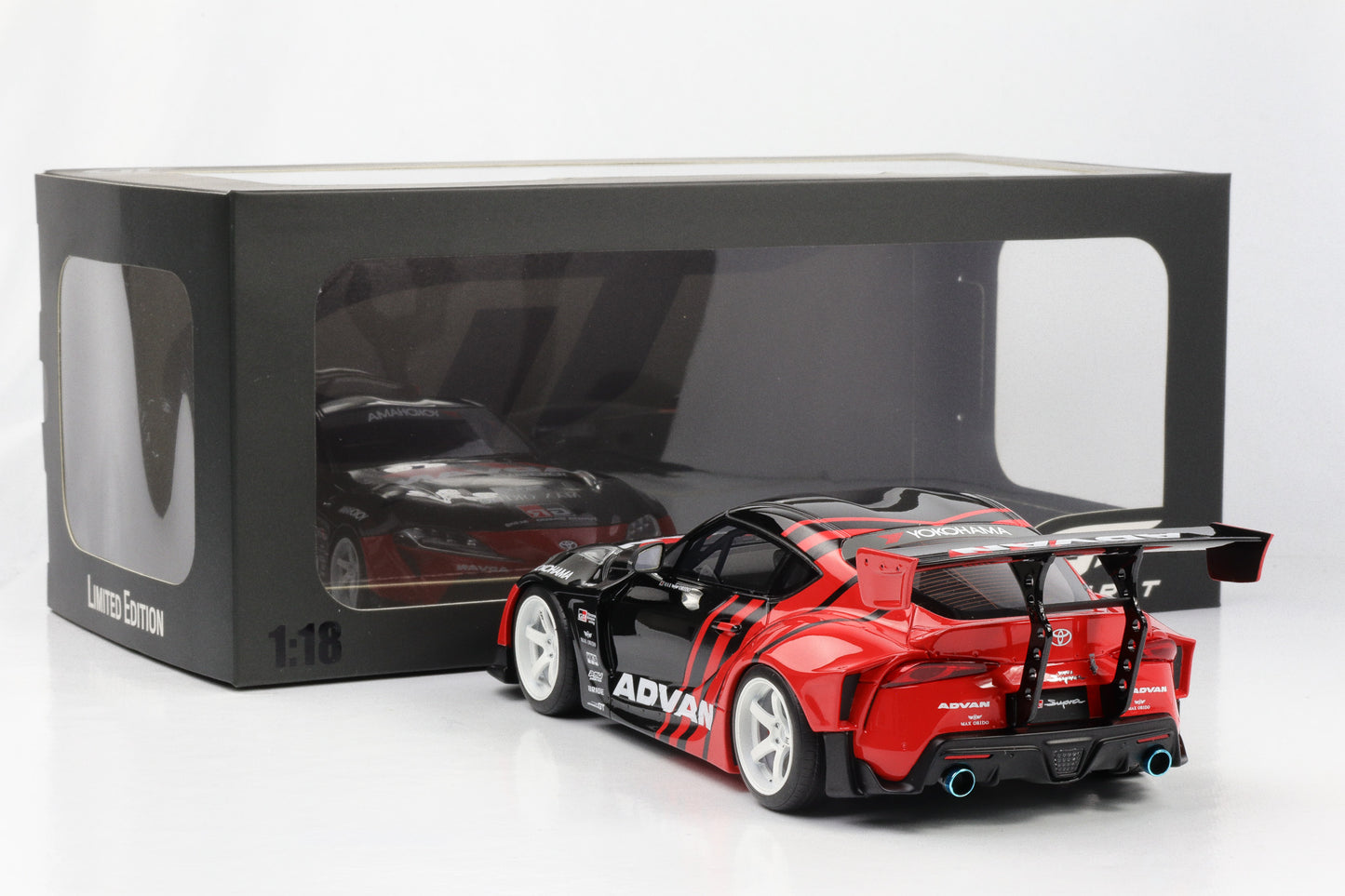 1:18 GT Spirit GT889 Toyota Supra by Advan black red 2020 NEU