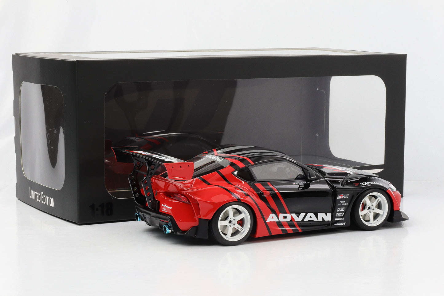 1:18 GT Spirit GT889 Toyota Supra by Advan black red 2020 NEU