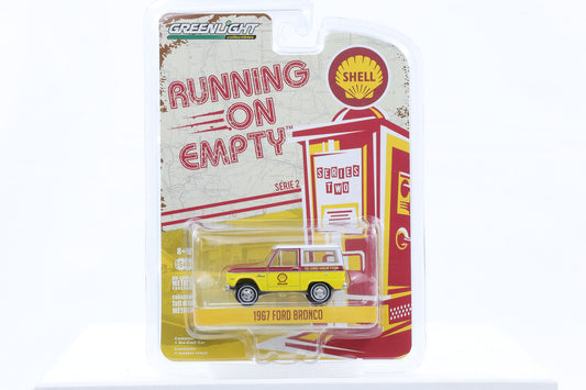 1:64 Greenlight 1967 Ford Bronco Shell Running on Empty Series
