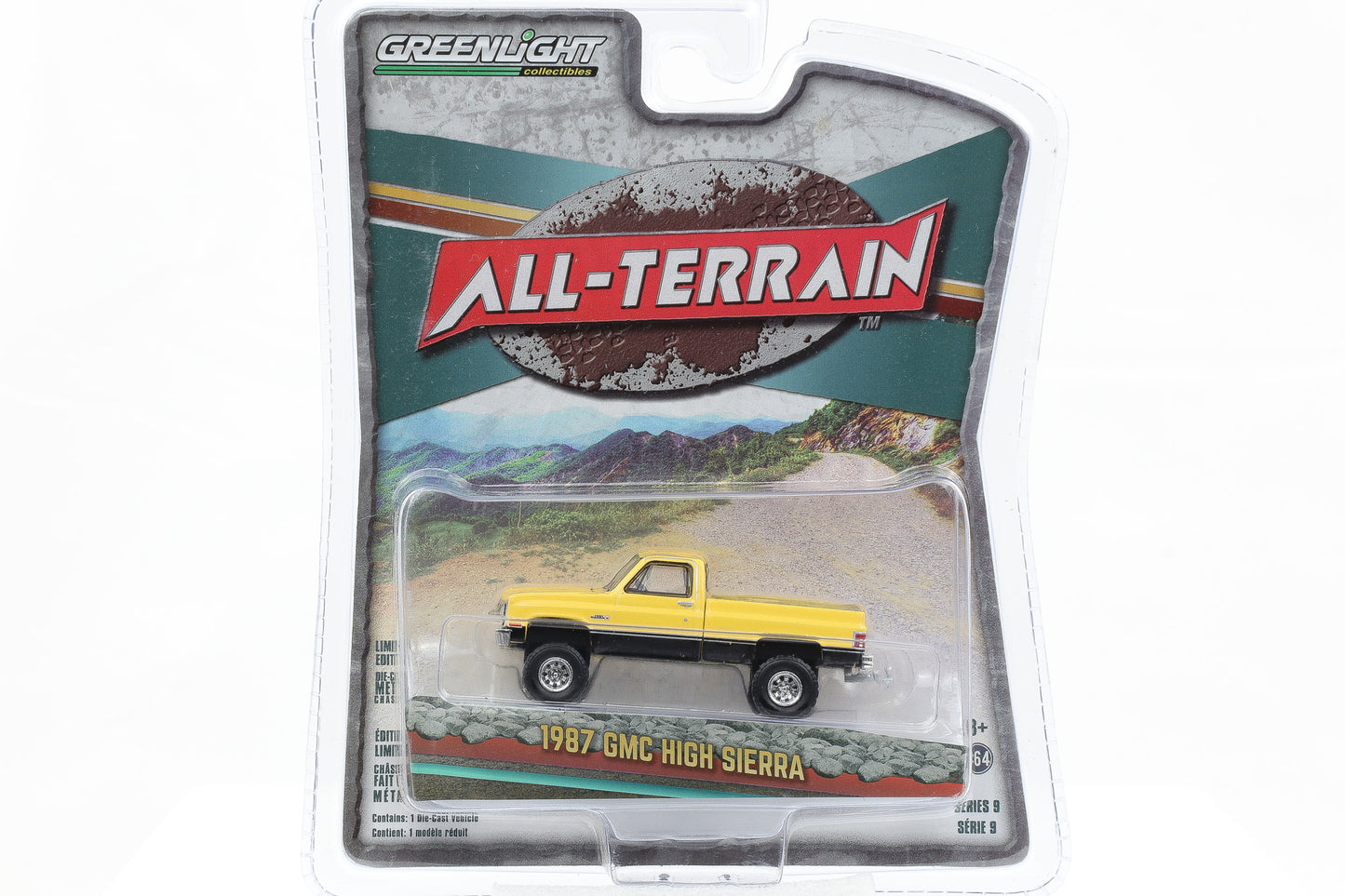 1:64 Greenlight 1987 GMC High Sierra gelb All-Terrain Series
