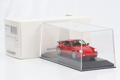 1:43 Porsche 911 964 Turbo 1990 rot Minichamps limited