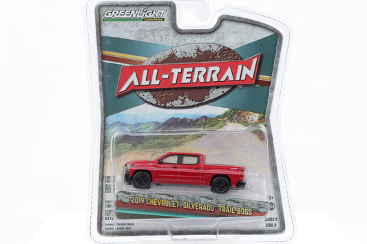1:64 Greenlight 2019 Chevrolet Silverado Trail Boss rot All-Terrain Series