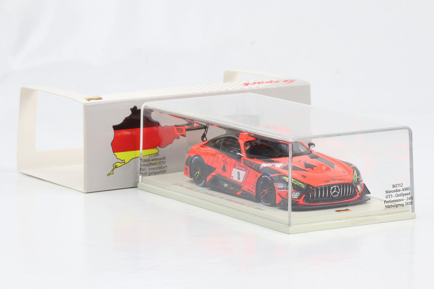 1:43 Spark Mercedes-AMG GT3 GetSpeed Performance 24h Nürburgring 2020 Perrodo Collard Vaxiviere Jöns