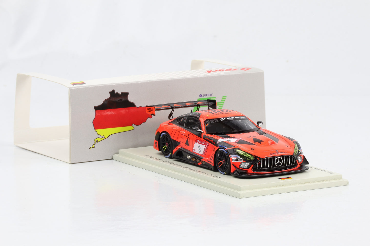 1:43 Spark Mercedes-AMG GT3 GetSpeed Performance 24h Nürburgring 2020 Perrodo Collard Vaxiviere Jöns