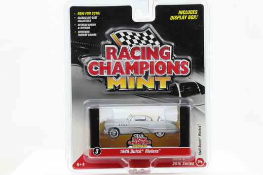 1:64 Racing Champions Mint 1949 Buick Riviera grau mit Display Box