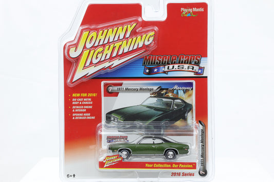 1:64 Johnny Lightning 1971 Mercury Montego grün-metallic Muscle Cars USA