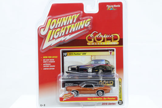 1:64 Johnny Lightning 1973 Pontiac GTO orange-metallic Classic Gold Collection