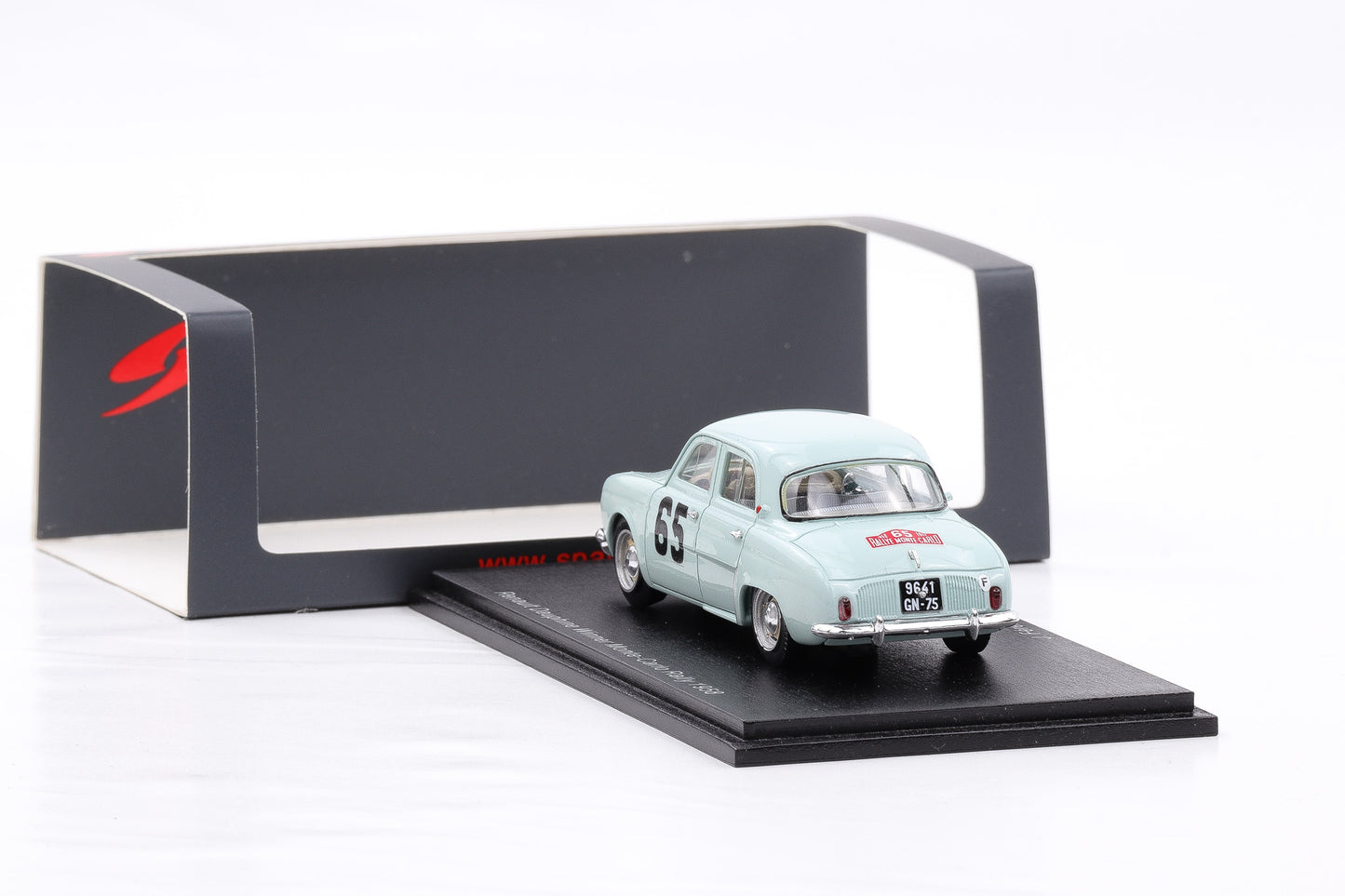 1:43 Spark Renault Dauphine Winner Monte Carlo Rally 1958 resin S5207