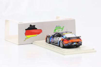 1:43 Spark Porsche Cayman 981 GT4 CS Teichmann Racing 24h Nürburgring 2017 Bohr Grosse Schramm Maxmilian