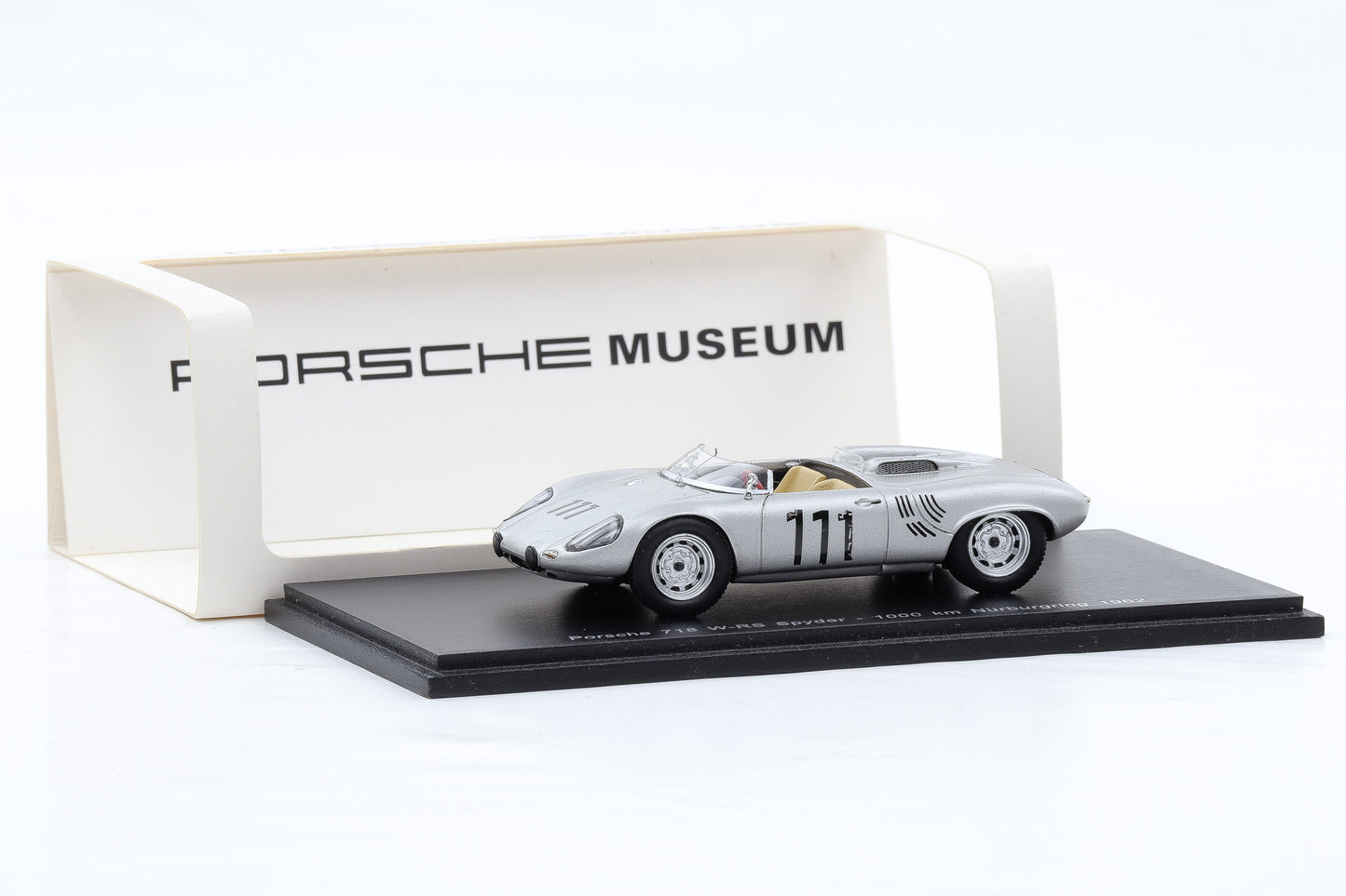 1:43 Spark Porsche 718 W-RS Spyder 1000 Km Nürbugring 1962 Museum
