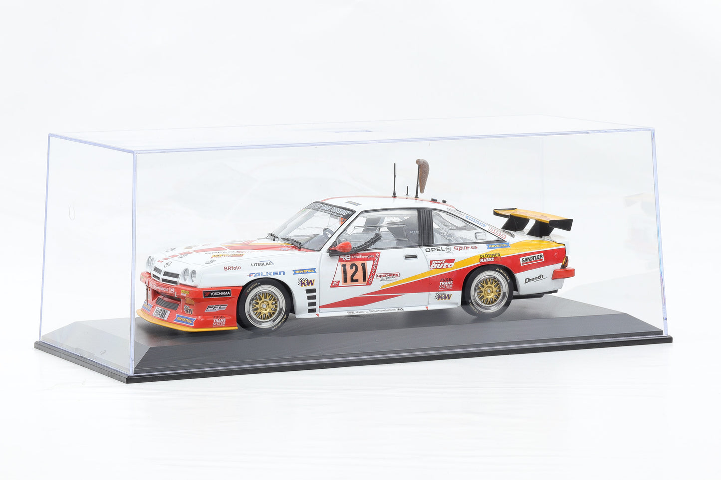 1:18 Klarsichtbox Kunststoff Vitrine Diorama Acrylbox ohne Inhalt 1 Stück - stapelbar