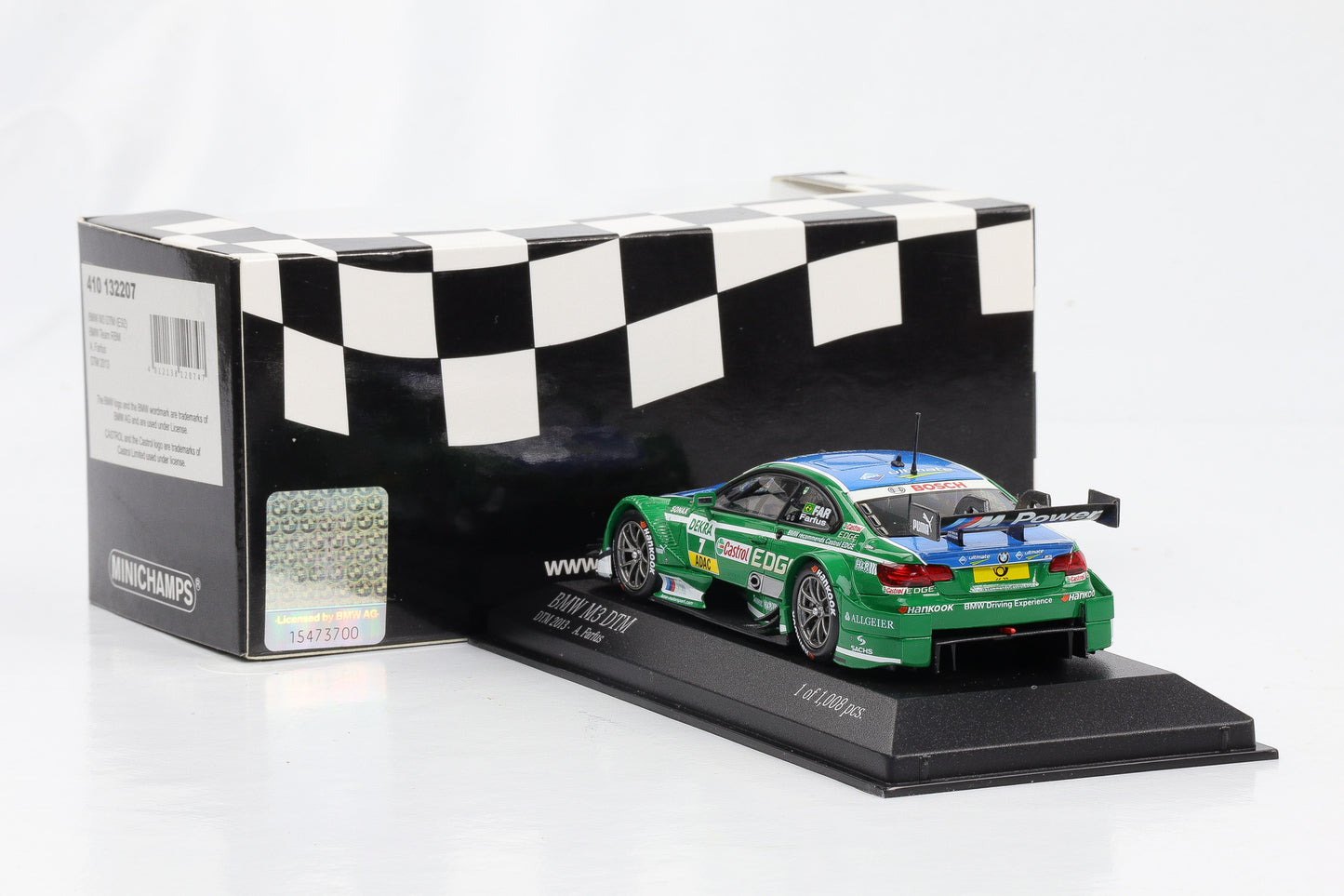 1:43 Minichamps BMW M3 E93 DTM 2013 BMW Team RBM A. Farfus