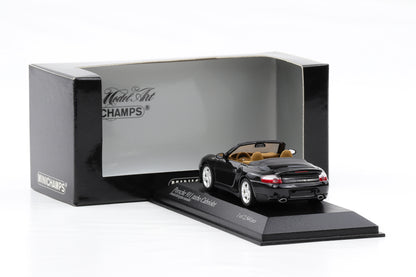 1:43 Minichamps Porsche 911 996 Turbo Cabriolet 2003 dunkelolivgrün metallic