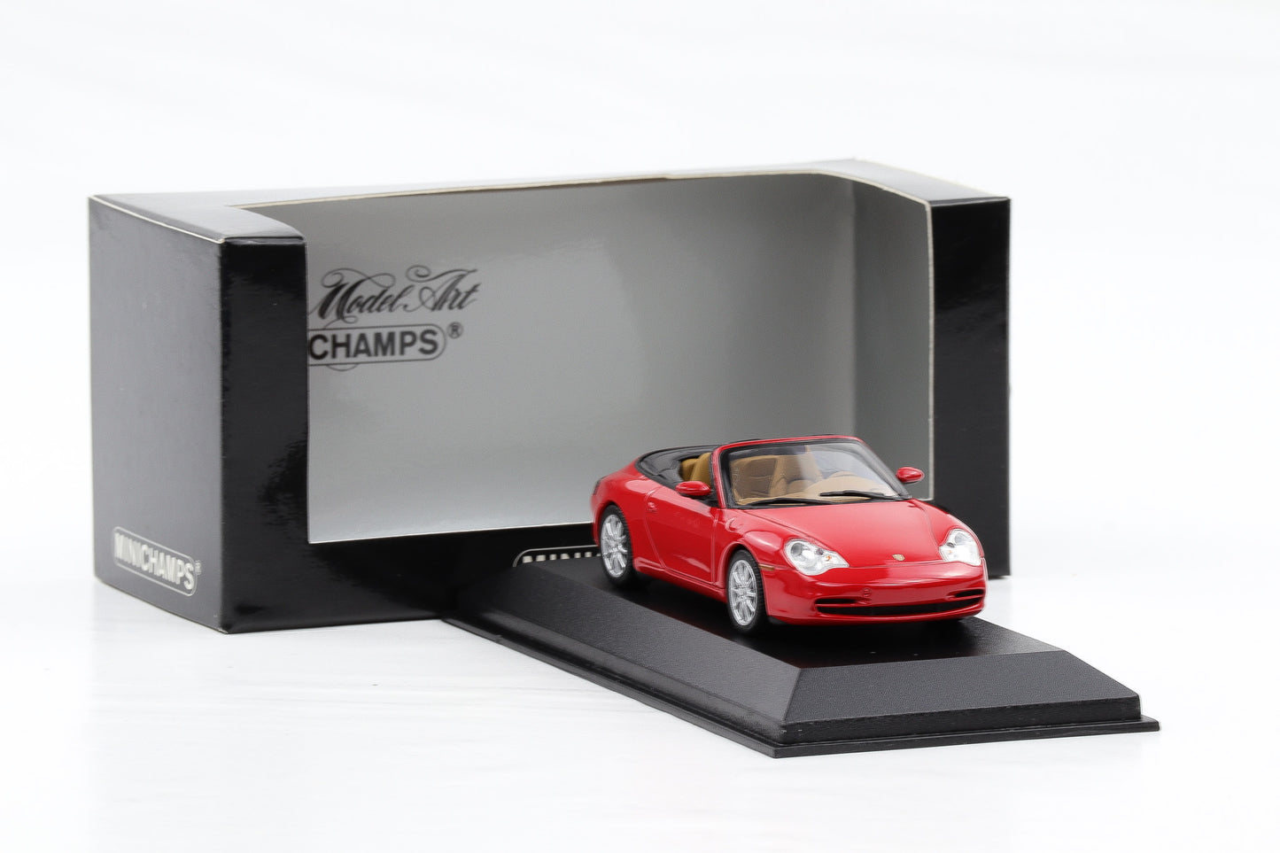 1:43 Minichamps Porsche 911 996 Carrera Cabriolet 2001 indischrot