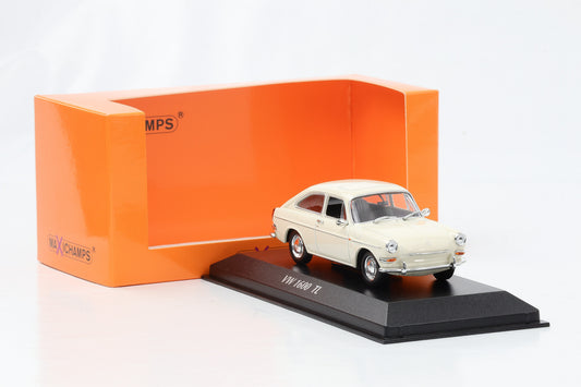 1:43 Minichamps VW Volkswagen 1600 TL 1966 creme Maxichamps