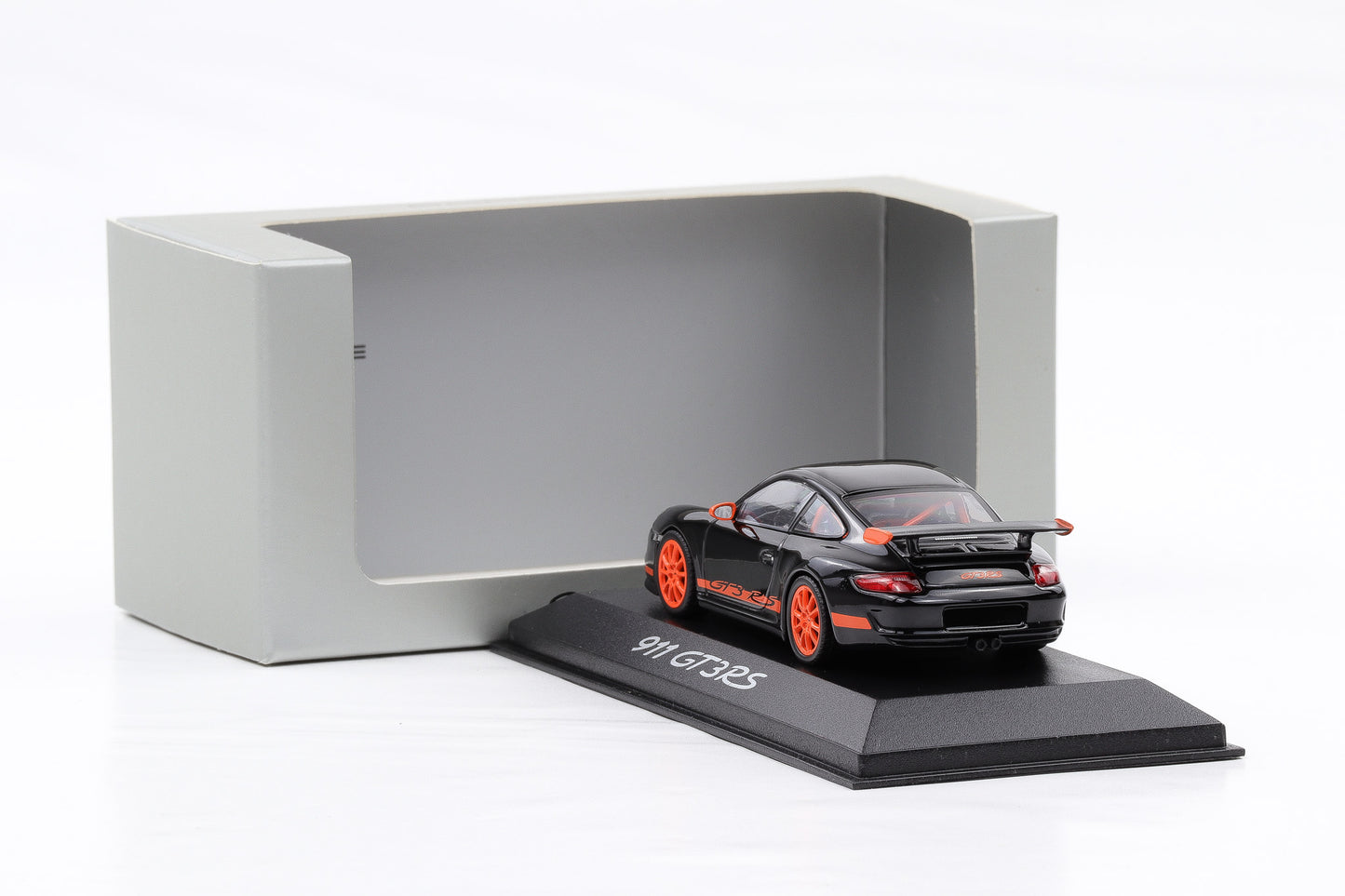 1:43 Minichamps Porsche 911 997 GT3 RS 3.6 2006 MKI Schwarz orange WAP Dealer