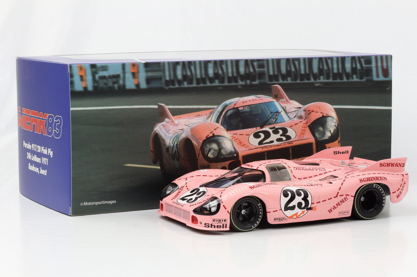 1:18 Porsche 917/20 Pink Pig #23 24h LeMans 1971 Kauhsen, Joest WERK83