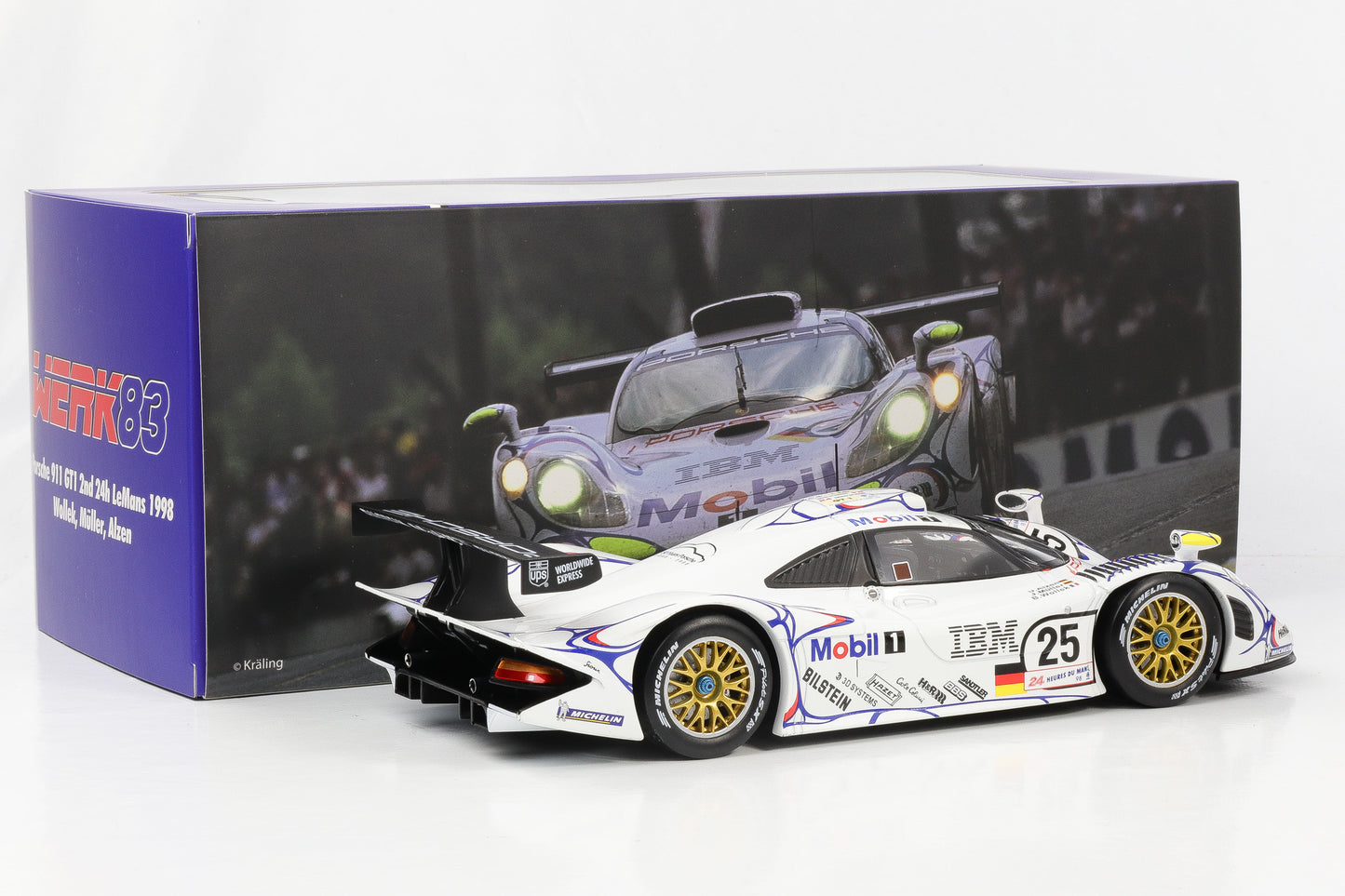 1:18 Porsche 911 GT1 #25 2nd 24h LeMans 1998 Müller, Alzen, Wollek WERK83