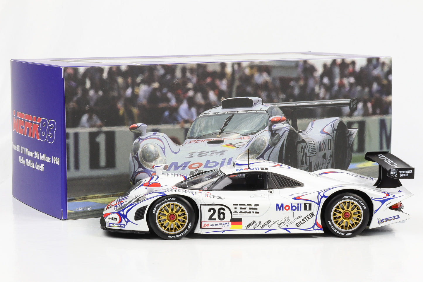 1:18 Porsche 911 GT1 #26 Sieger 24h LeMans 1998 McNish, Aiello, Ortelli WERK83