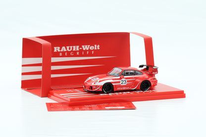1:43 Tarmac Porsche 911 RWB 993 RWBWU Rauh-Welt rot-weiß Salzburg