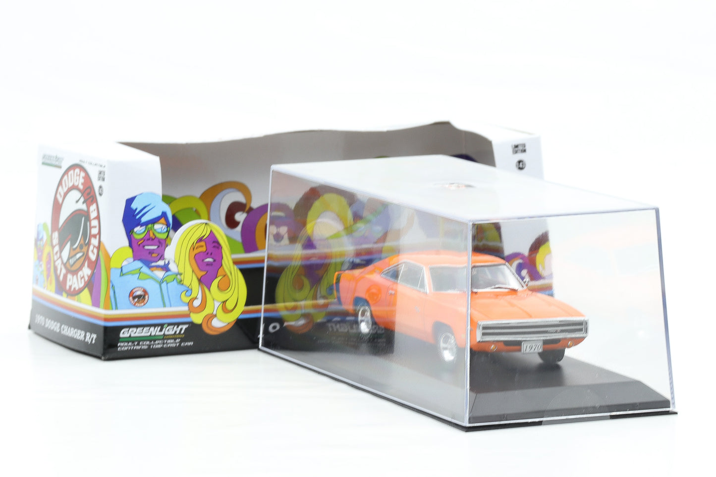1:43 Scat Pack 1970 Dodge Charger R/T orange Greenlight