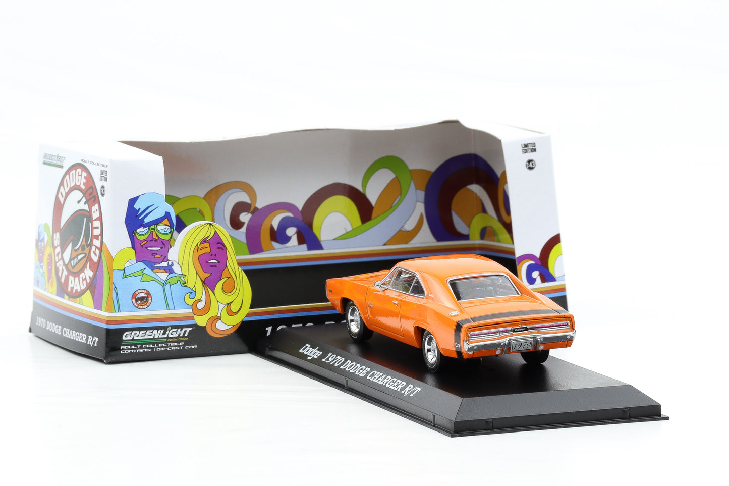 1:43 Scat Pack 1970 Dodge Charger R/T orange Greenlight