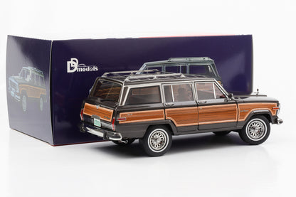 1:18 Jeep Grand Wagoneer 1991 Dover grey metallic/ wood DD-Models diecast