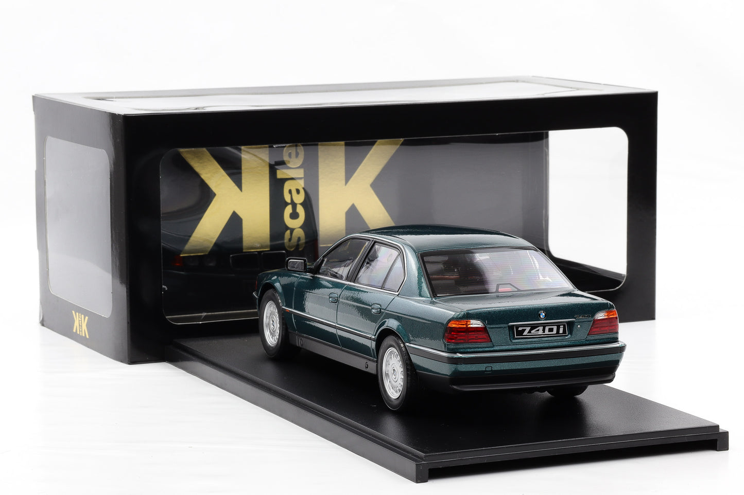 1:18 kk Scale BMW 740i E38 Serie 1 1994 Ascot Green Metallic (353) Diecast