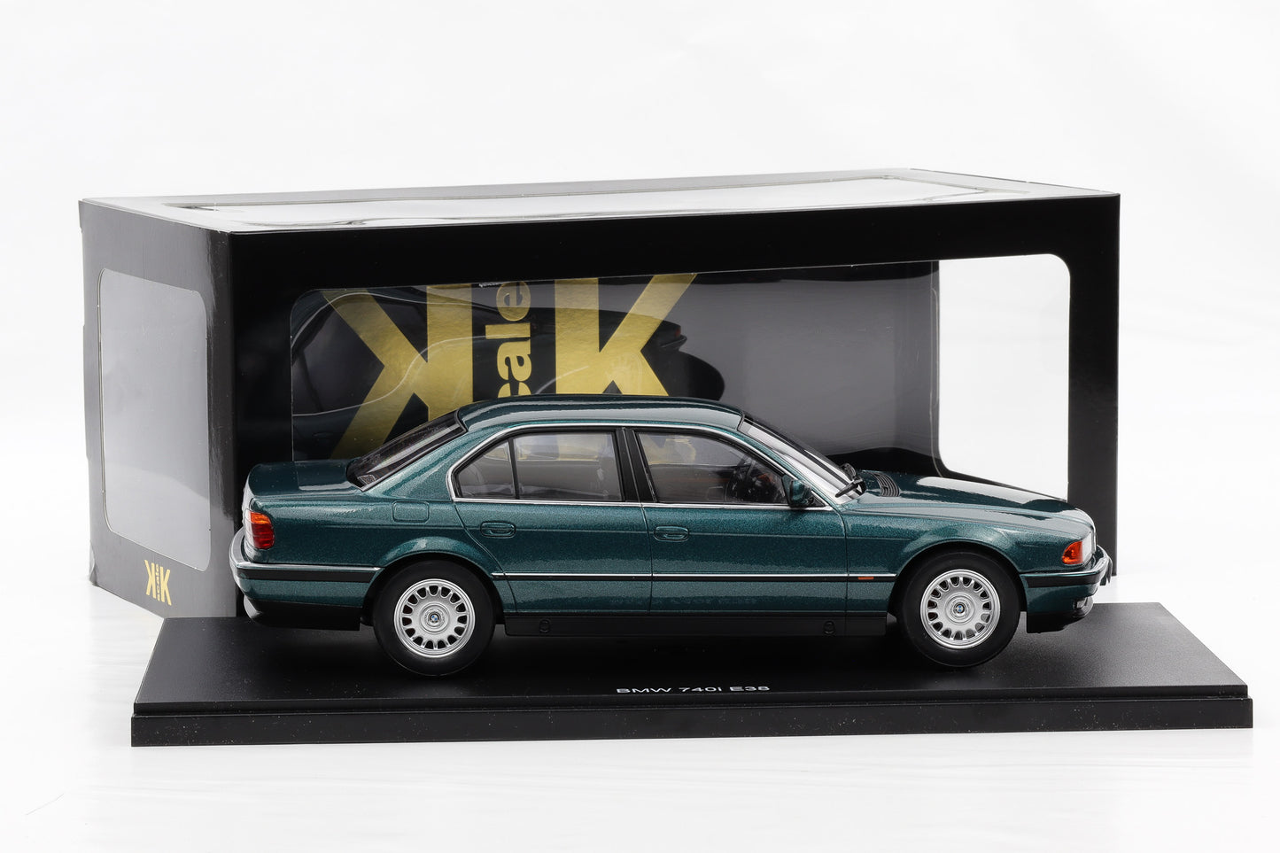 1:18 kk Scale BMW 740i E38 Serie 1 1994 Ascot Green Metallic (353) Diecast