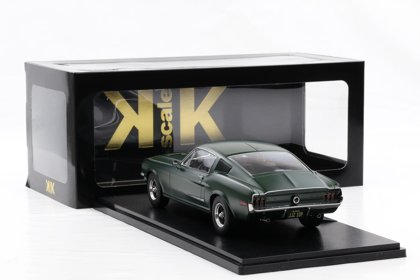 1:18 KK-Scale Ford Mustang GT Fastback 1968 flat green Bullitt Steve McQueen
