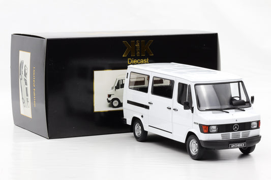 1:18 Mercedes-Benz 208 D Transporter Bus Fenster 1988 weiß KK-Scale