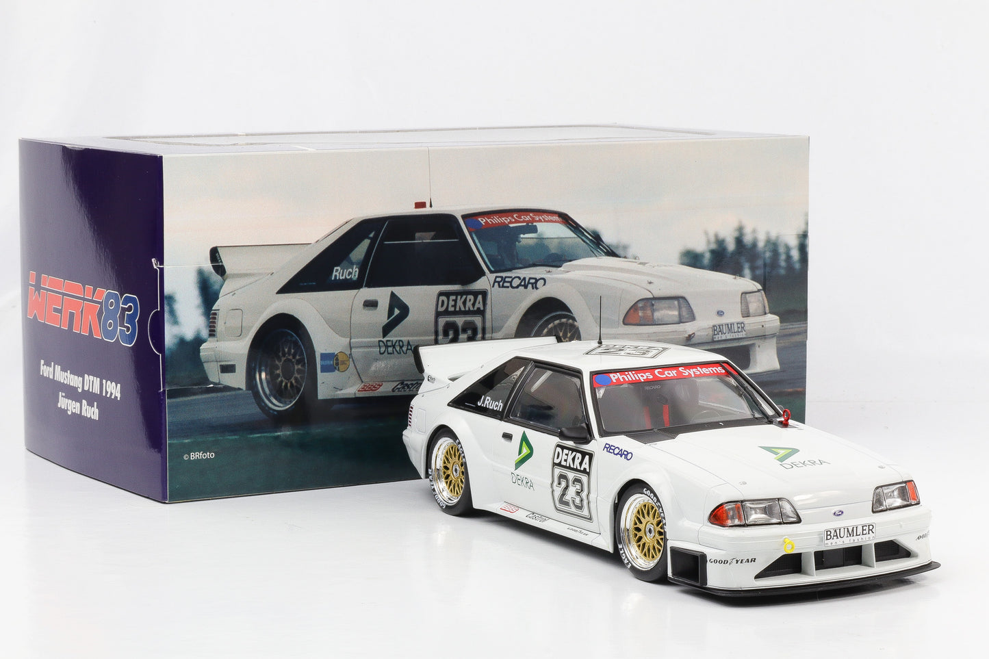 1:18 Ford Mustang 5.0 #23 Ruch Motorsport DTM 1994 J. Ruch Werk83 diecast