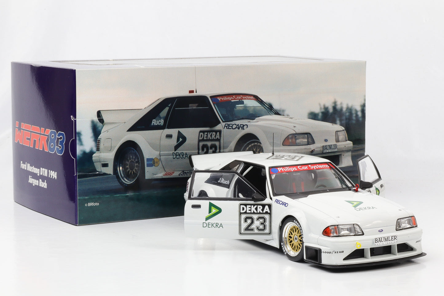 1:18 Ford Mustang 5.0 #23 Ruch Motorsport DTM 1994 J. Ruch Werk83 diecast