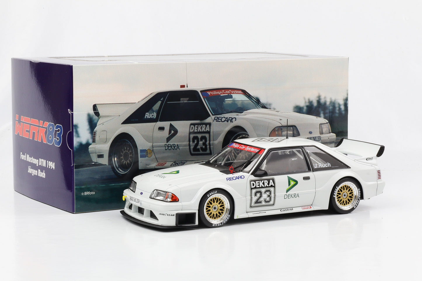 1:18 Ford Mustang 5.0 #23 Ruch Motorsport DTM 1994 J. Ruch Werk83 diecast