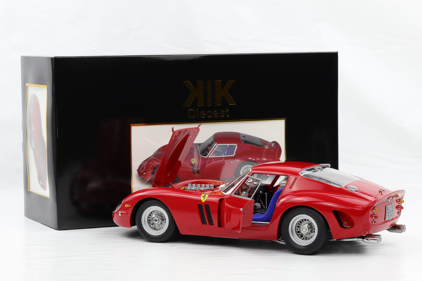 1:12 Ferrari 250 GTO 1962 rot KK-Scale diecast opening parts
