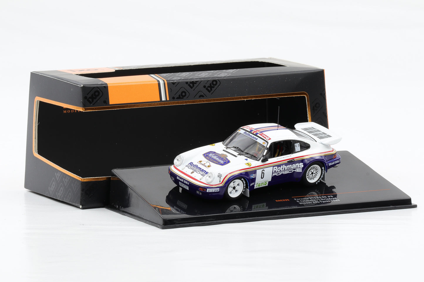 1:43 IXO Porsche 911 SC RS #6 Rothmans Winner 24h Ypres 1984