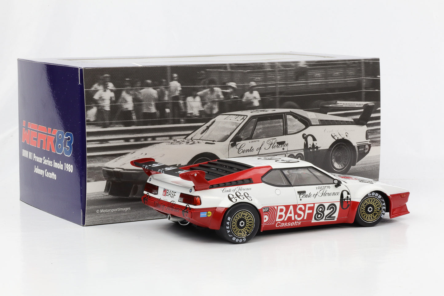 1:18 BMW M1 Procar #82 BMW ProCar Serie Imola 1980 Johnny Cecotto WERK83