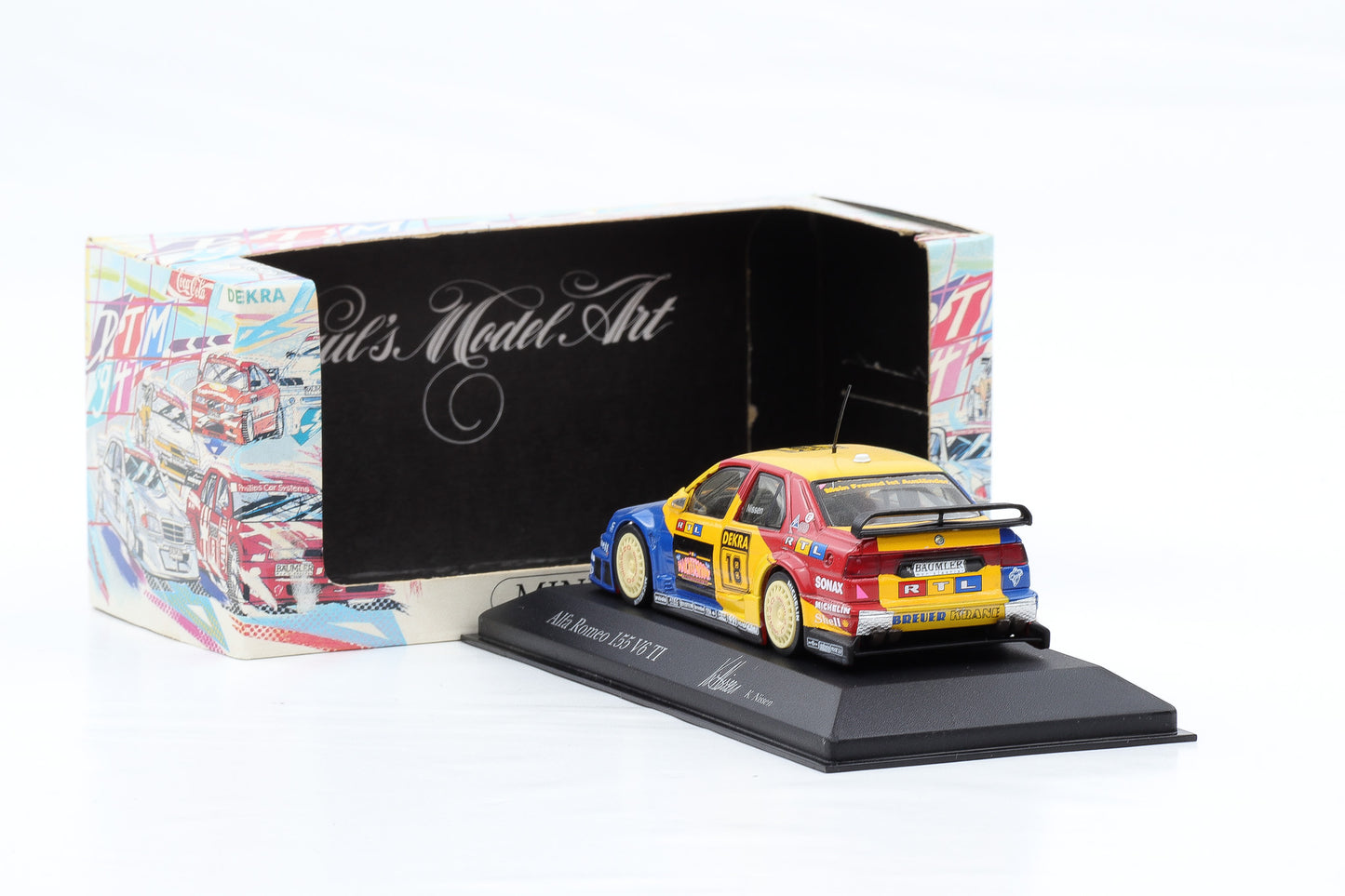 1:43 Minichamps Alfa Romeo 155 V6 TI DTM 1994 Team Schuebel K.Nissen