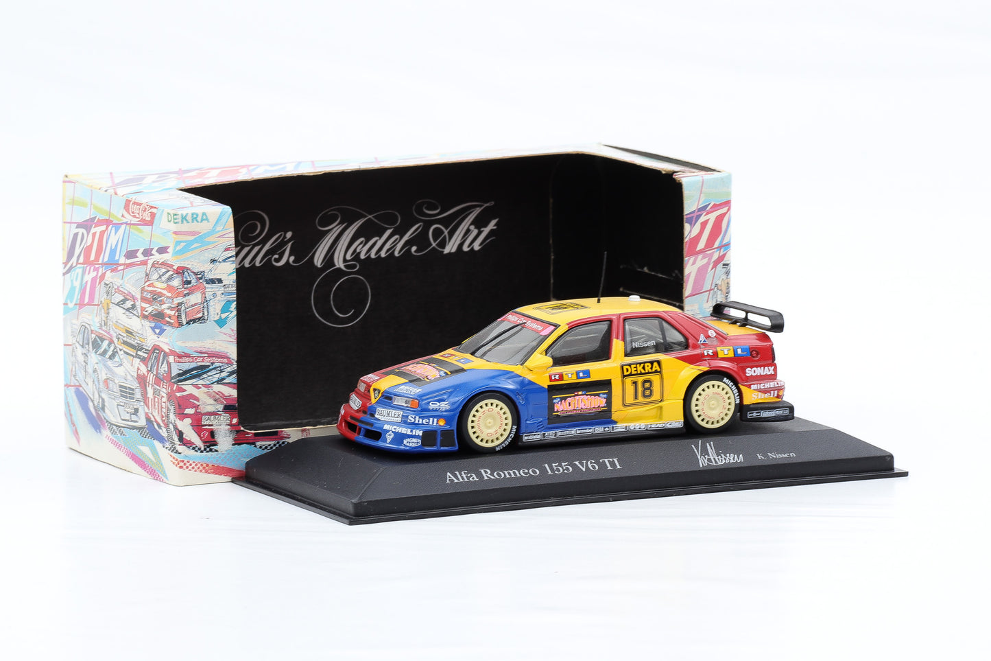 1:43 Minichamps Alfa Romeo 155 V6 TI DTM 1994 Team Schuebel K.Nissen