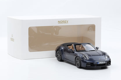 1:18 Norev Porsche 911 992.2 Carrera S Cabriolet Yachting blue metallic 2024