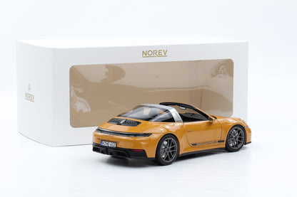 1:18 Norev Porsche 911 992.2 Targa 4 GTS Bahama yellow 2024