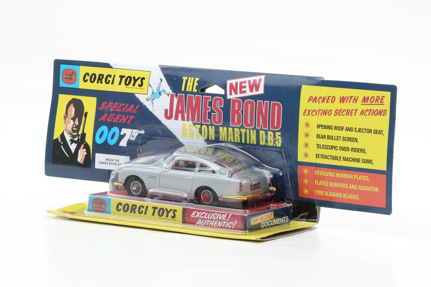 1:46 Corgi Toys Aston Martin DB5 James Bond secret Instructions no.270 Repro