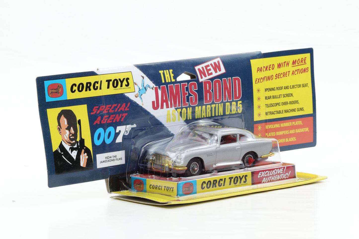 1:46 Corgi Toys Aston Martin DB5 James Bond secret Instructions no.270 Repro