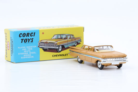 1:44 Corgi Toys Chevrolet Impala beige / weiss no.248 Repro